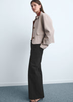 Wide Leg Jeans With Pockets