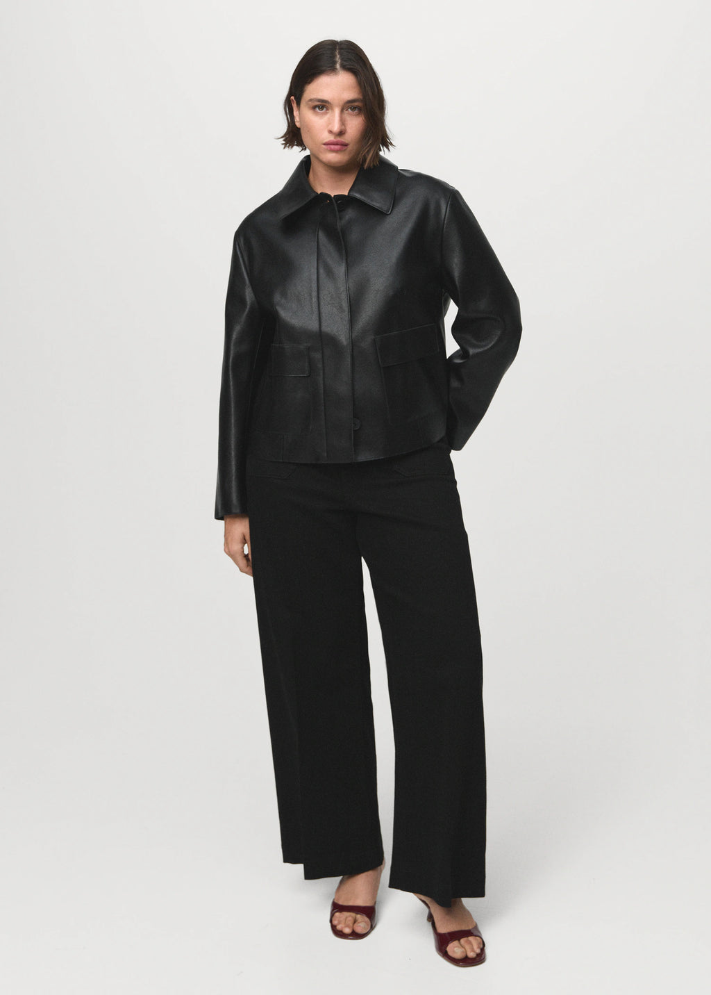 Wide Leg Jeans With Pockets