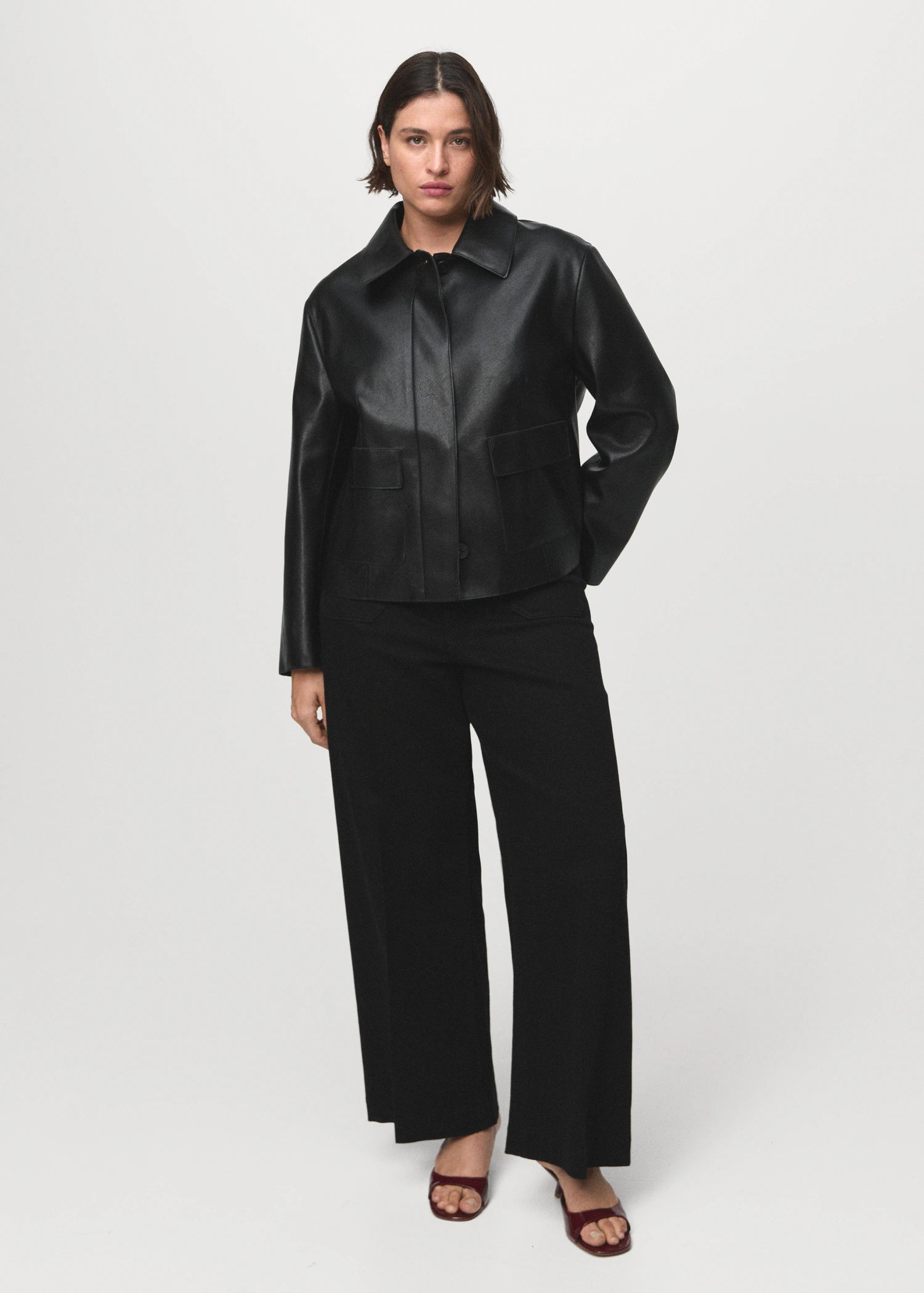 Wide Leg Jeans With Pockets