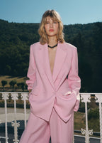 Wide Leg Suit Trousers