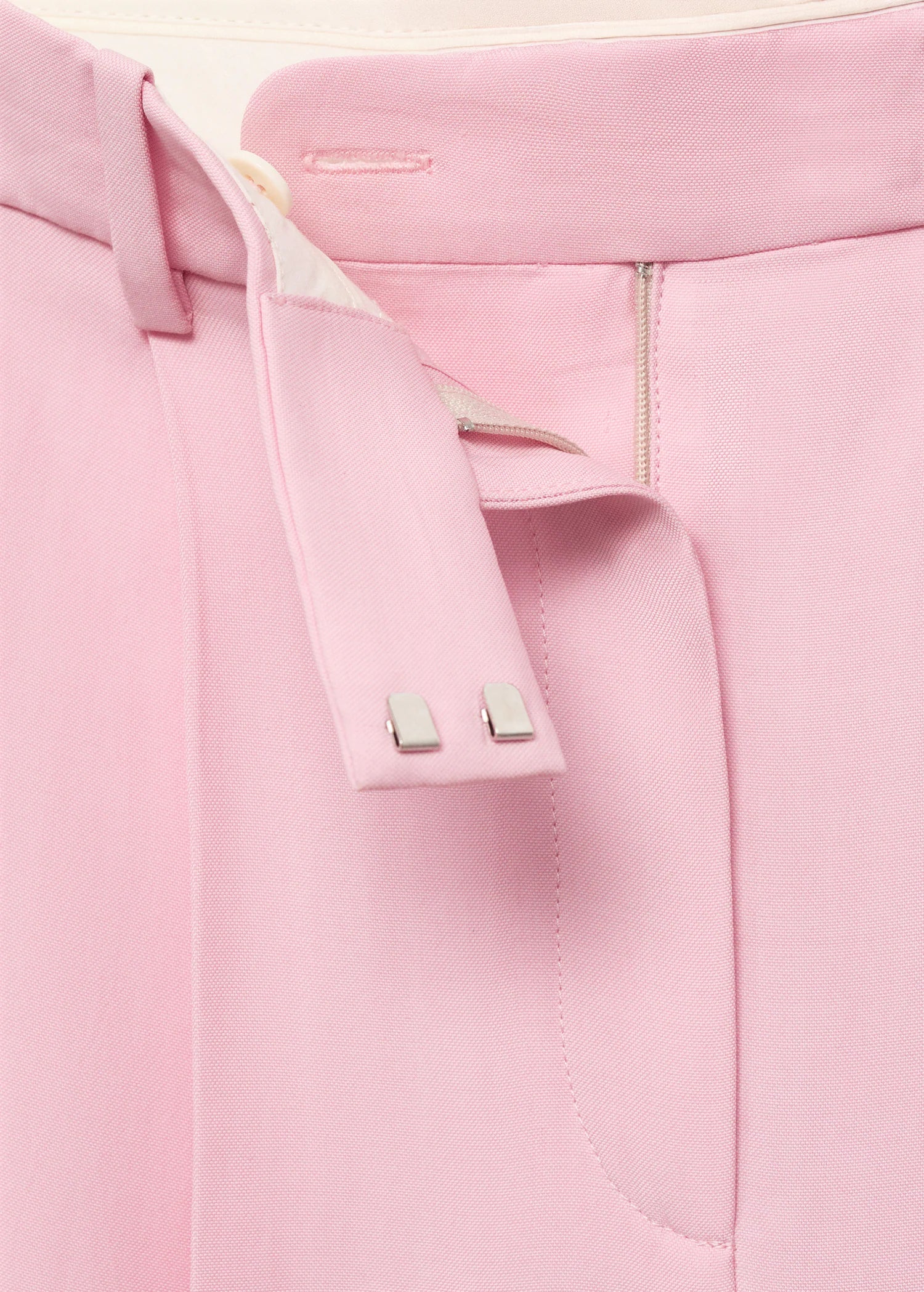 Wide Leg Suit Trousers