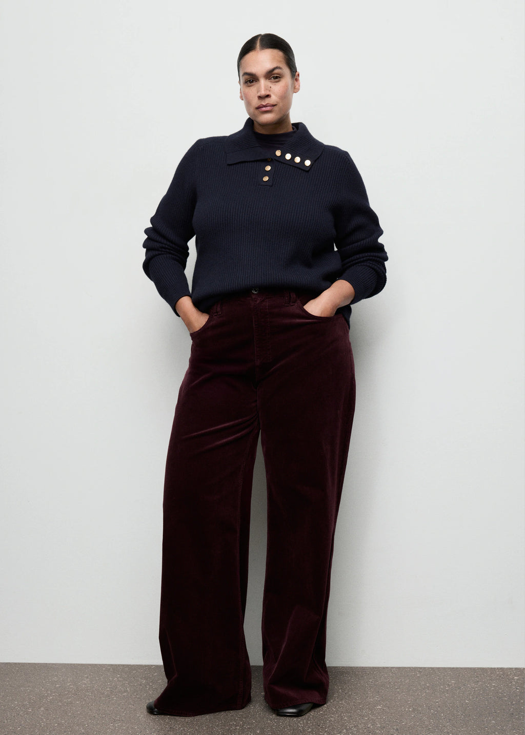 Wide Leg Corduroy Jeans