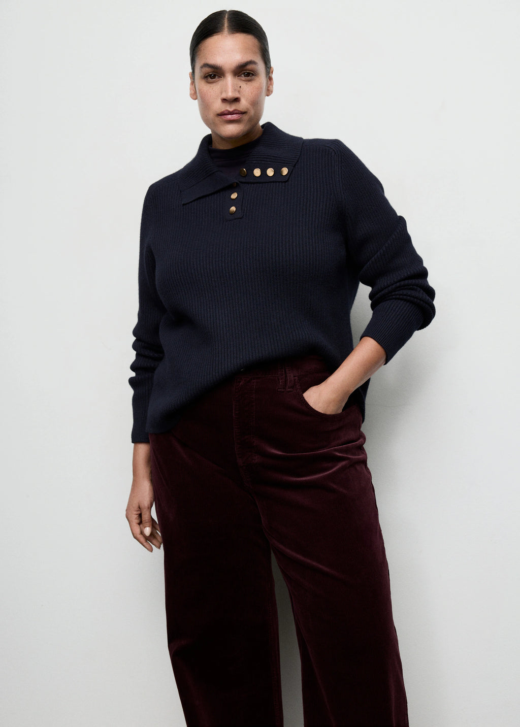 Wide Leg Corduroy Jeans