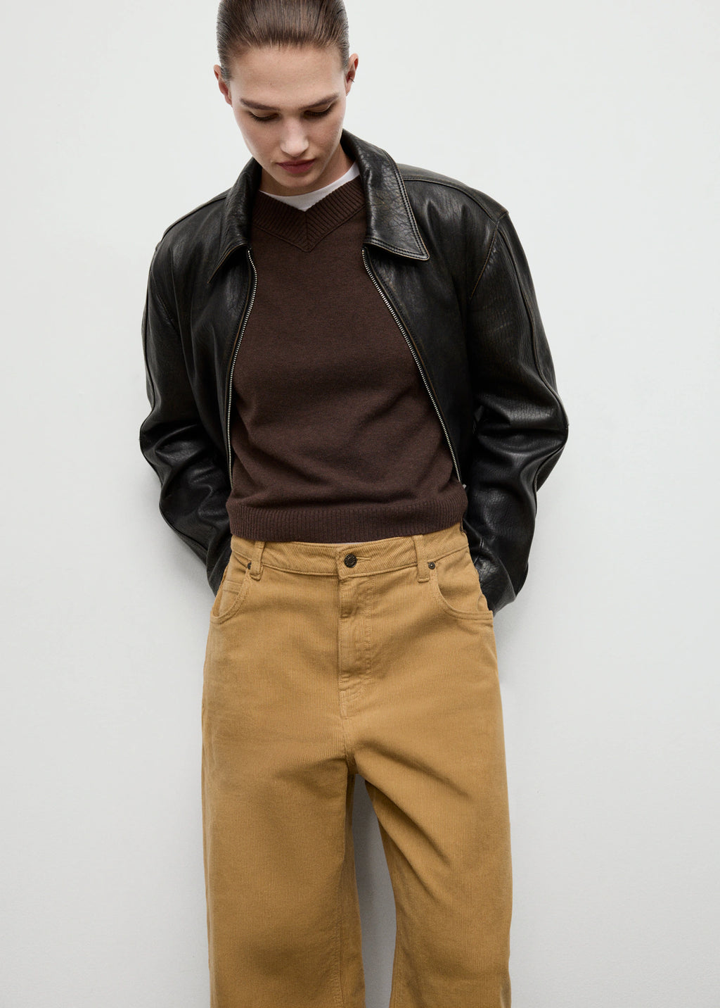 Wide Leg Corduroy Jeans