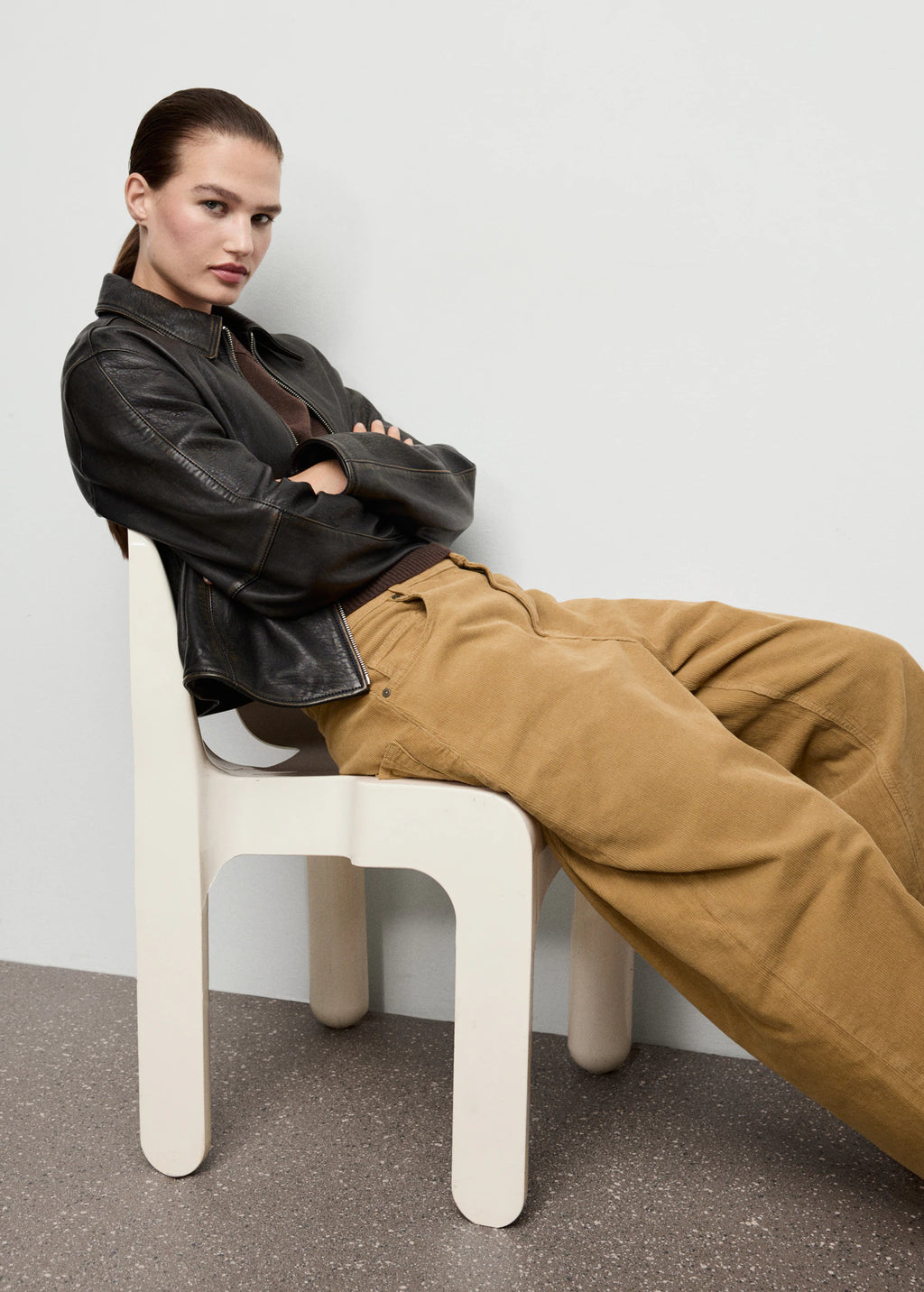 Wide Leg Corduroy Jeans