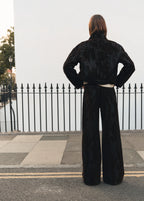 Wide Leg Devore Jeans