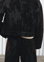 Wide Leg Devore Jeans