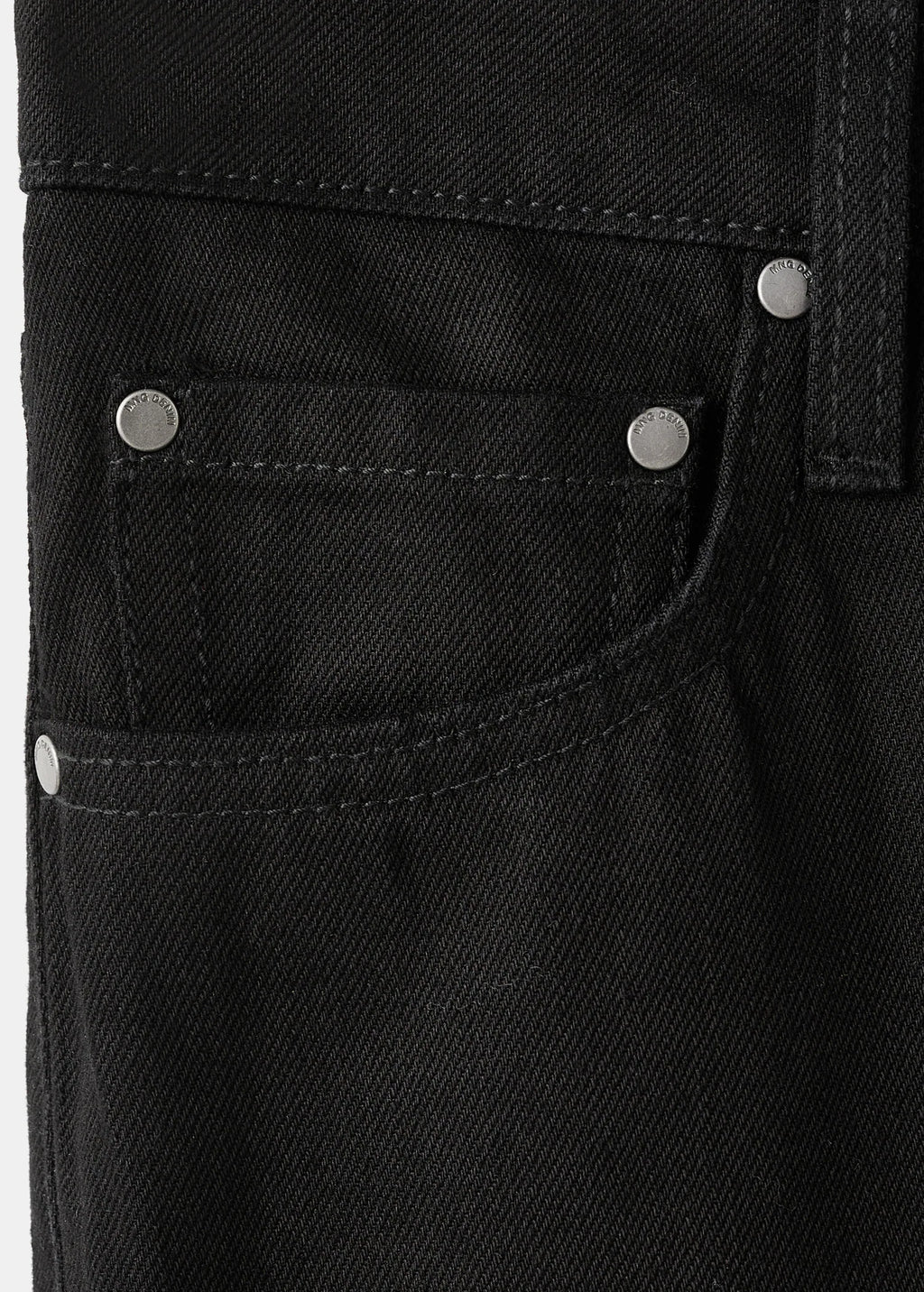 Wide Leg Jeans With Rhinestones