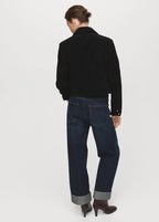 Wide Leg Jeans With Turn Up Hem