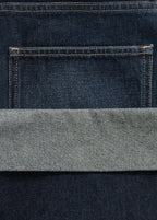 Wide Leg Jeans With Turn Up Hem