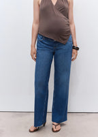 Wide Leg Maternity Jeans