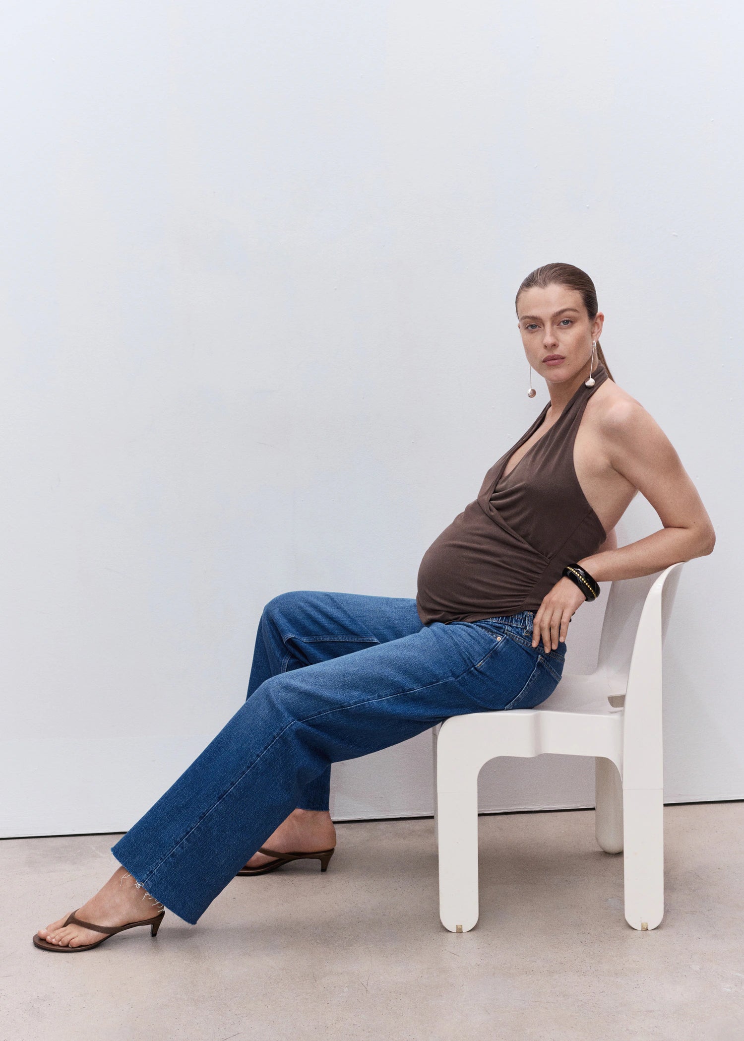 Wide Leg Maternity Jeans