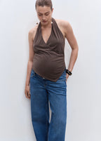 Wide Leg Maternity Jeans