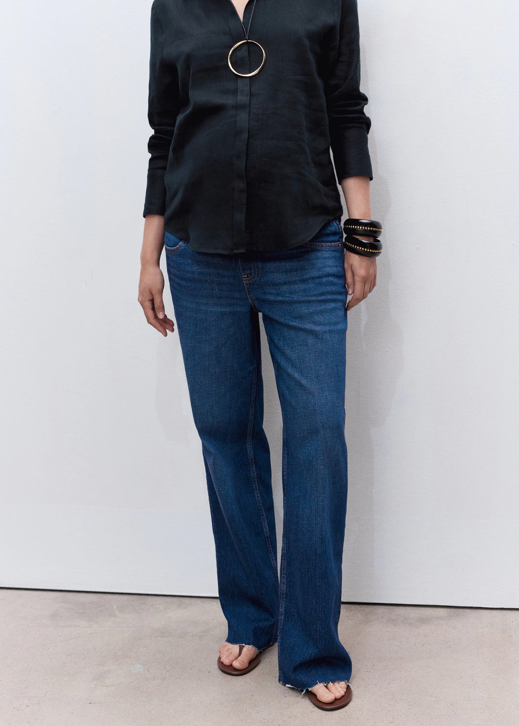 Wide Leg Maternity Jeans