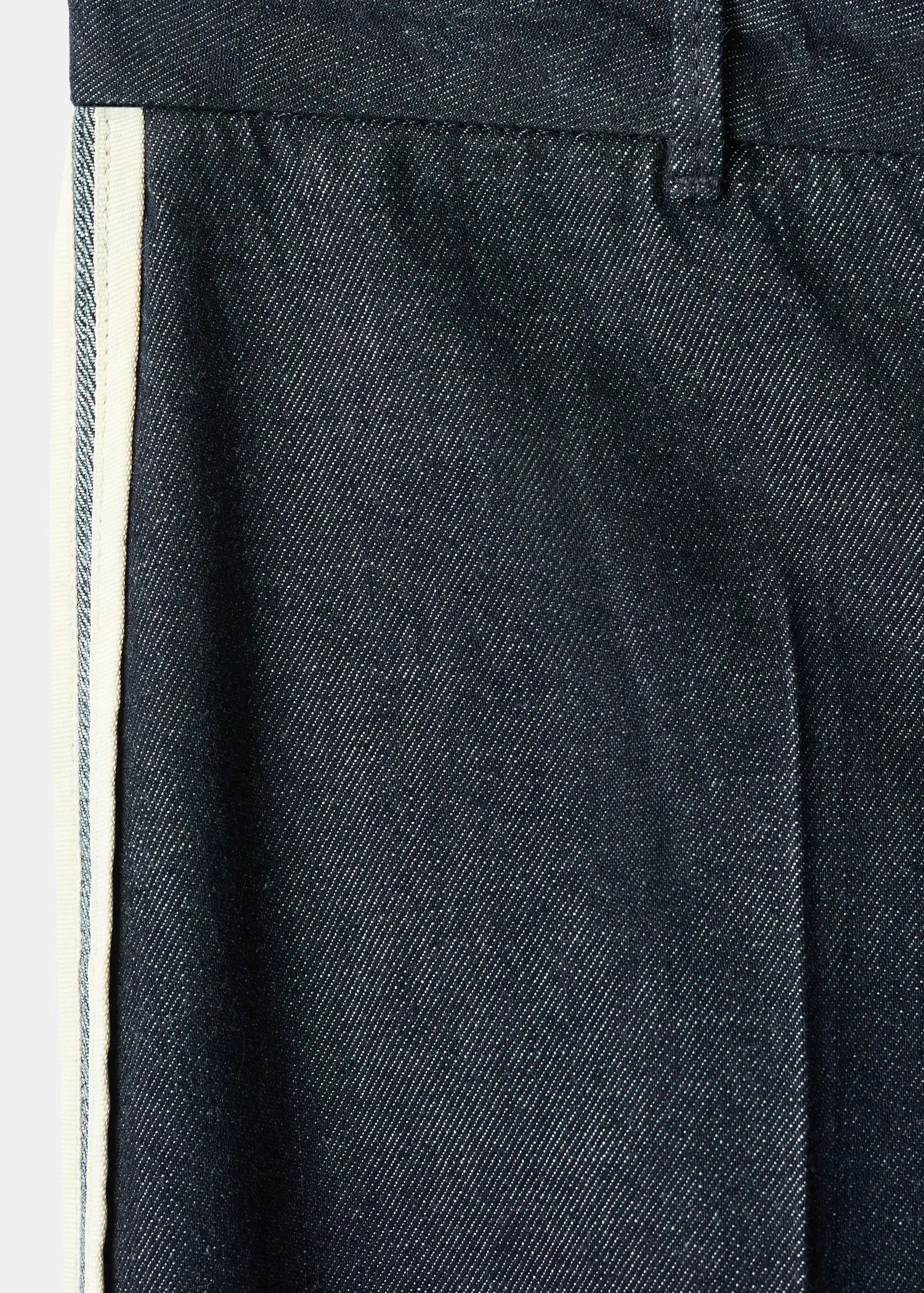 Wide Leg Striped Jeans