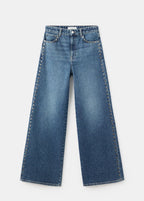 Wide Leg Studded Jeans