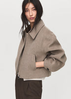 Wool Bomber Jacket