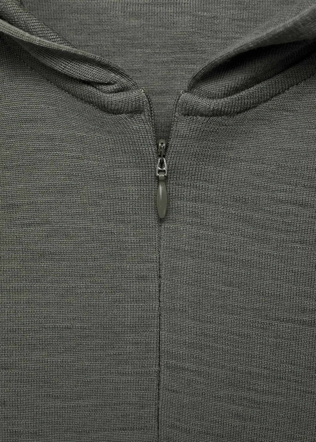 Wool Hooded T Shirt