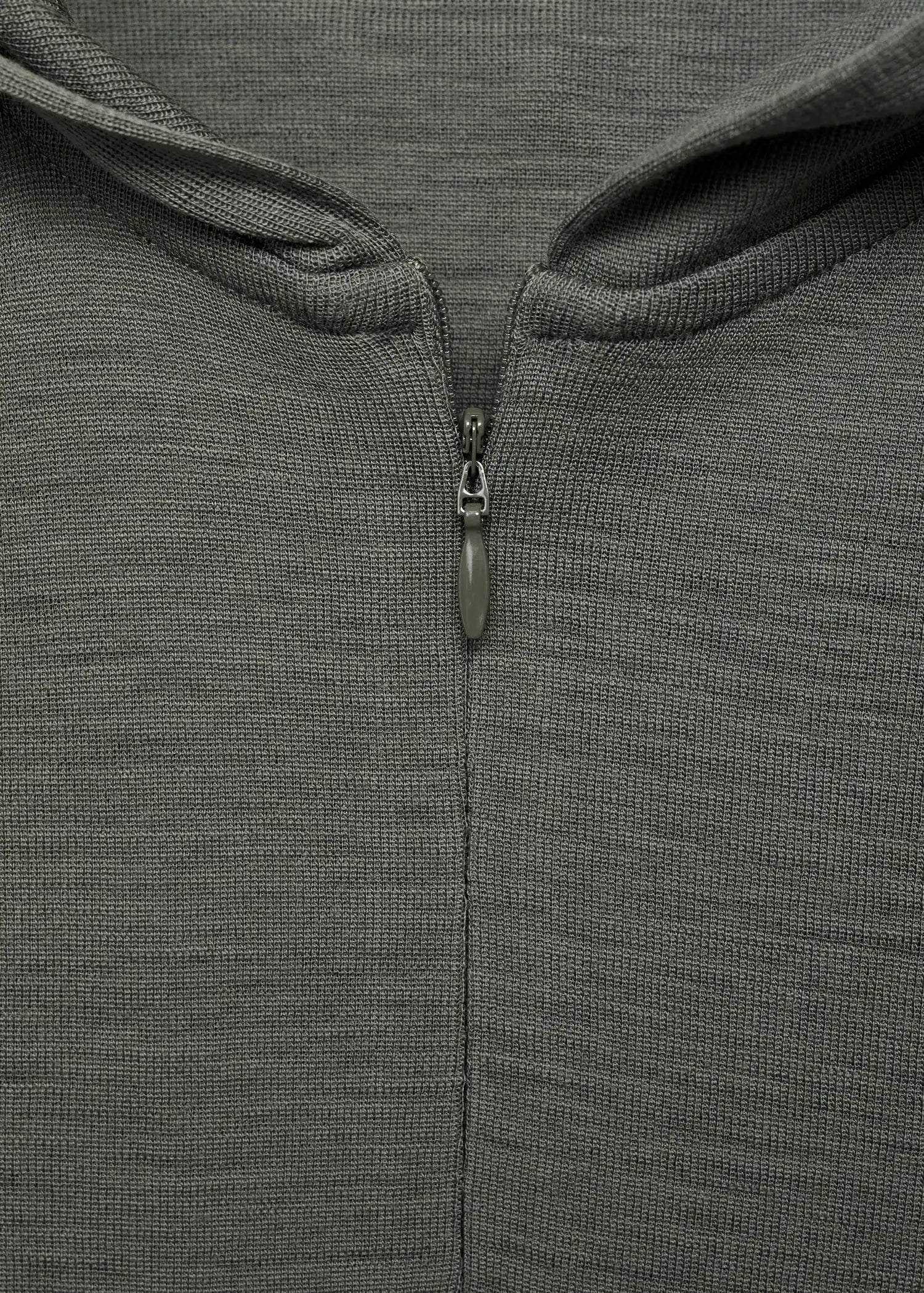 Wool Hooded T Shirt