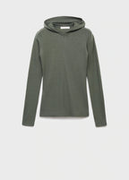 Wool Hooded T Shirt