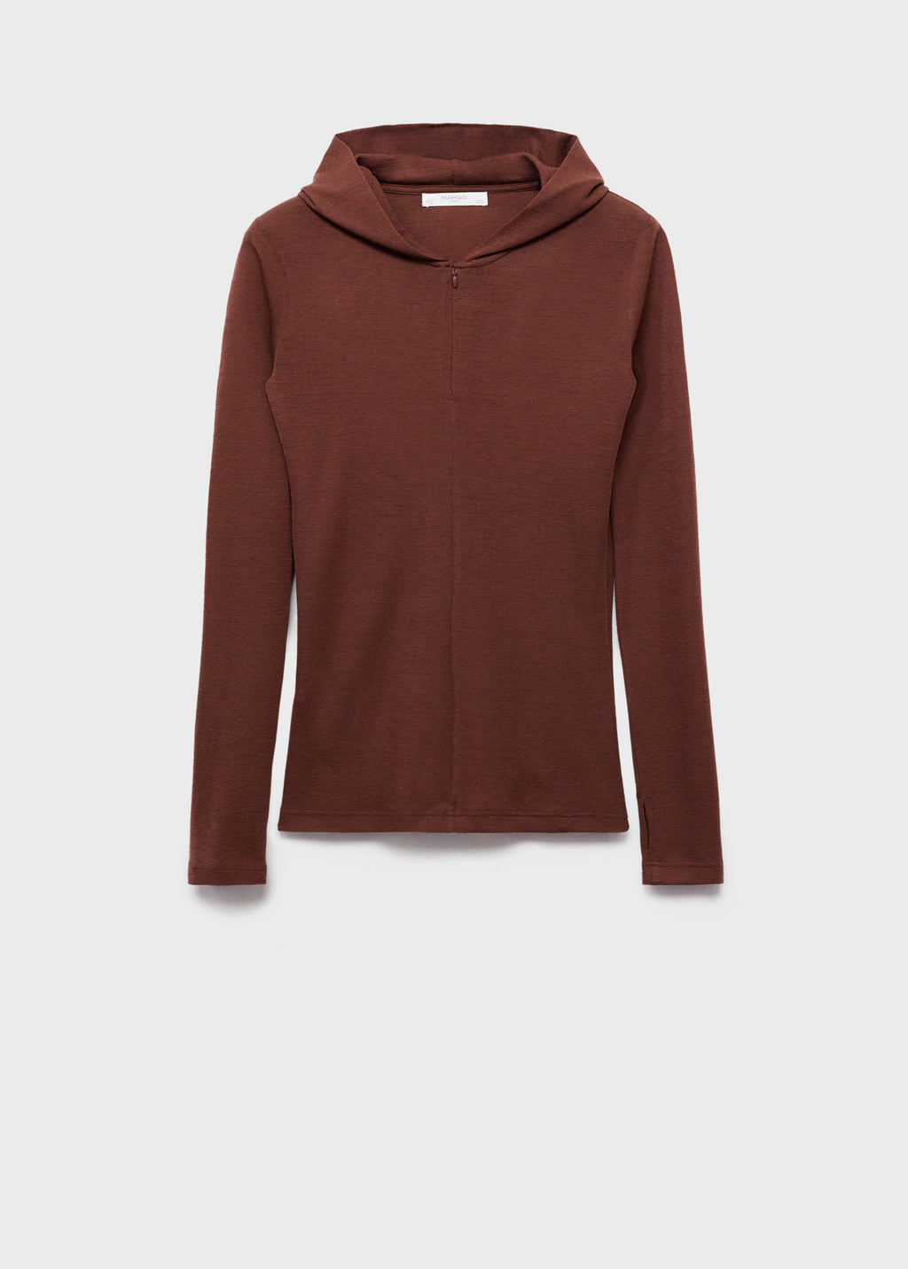 Wool Hooded T Shirt