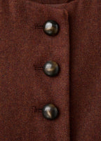 Wool Blend Gilet With Buttons