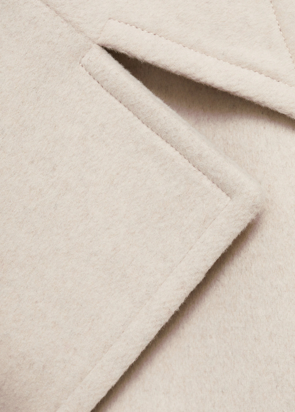 Wool Blend Jacket With Maxi Lapels