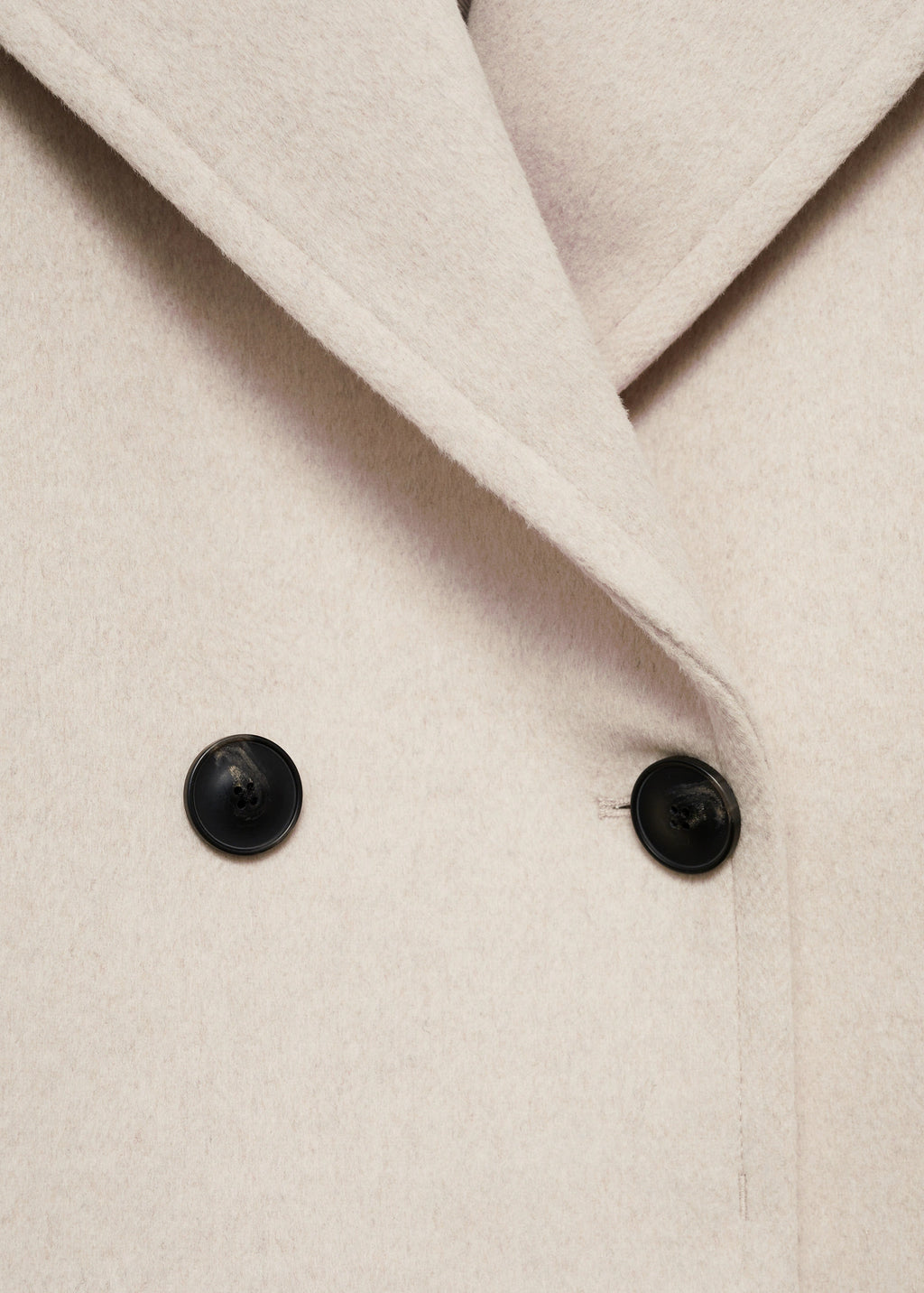 Wool Blend Jacket With Maxi Lapels