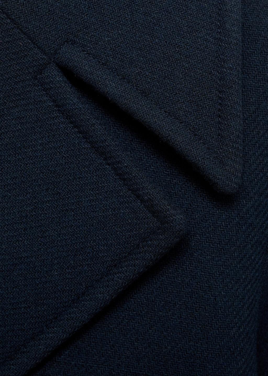 Wool Blend Jacket With Maxi Lapels