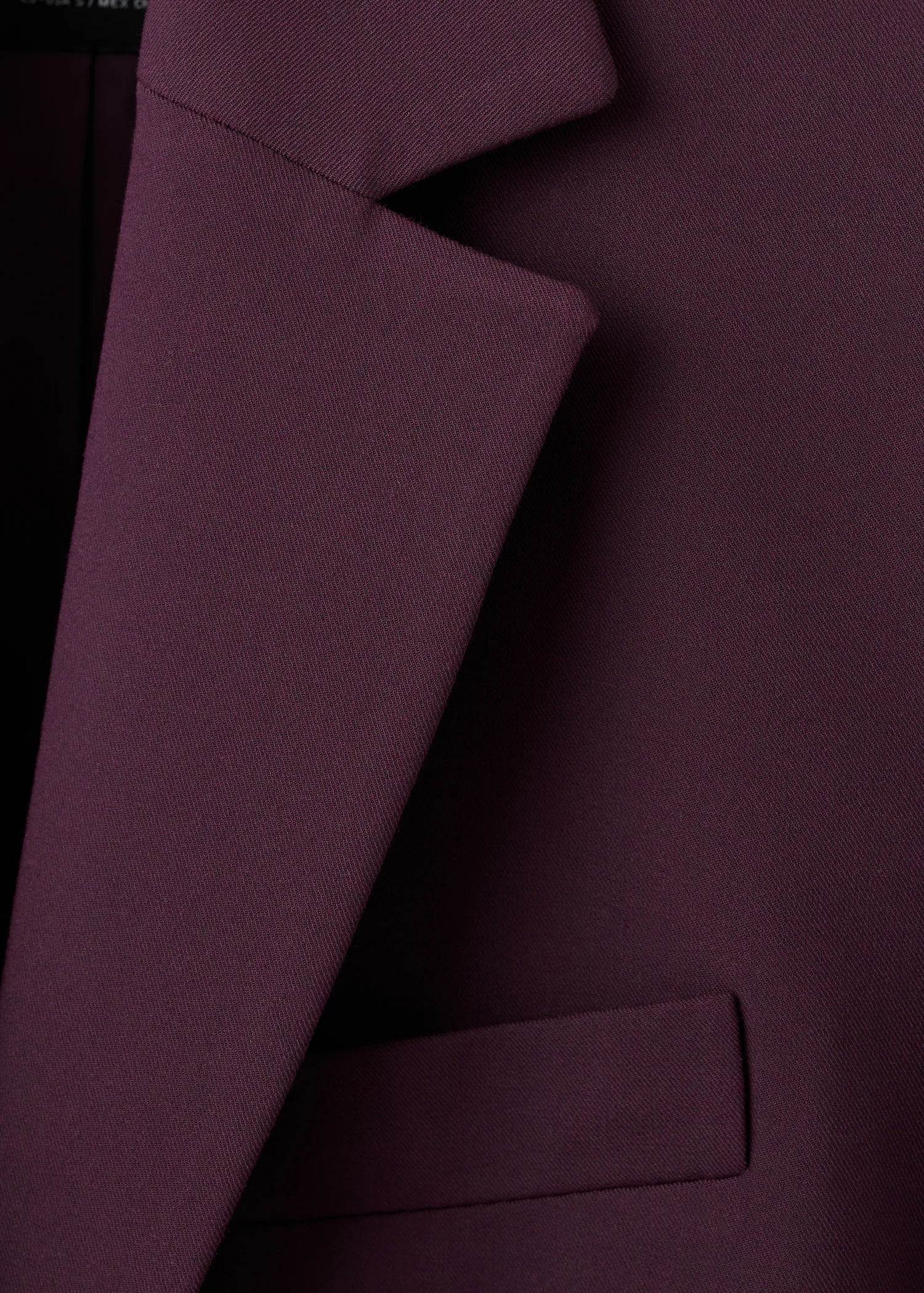 Wool Blend Suit Blazer