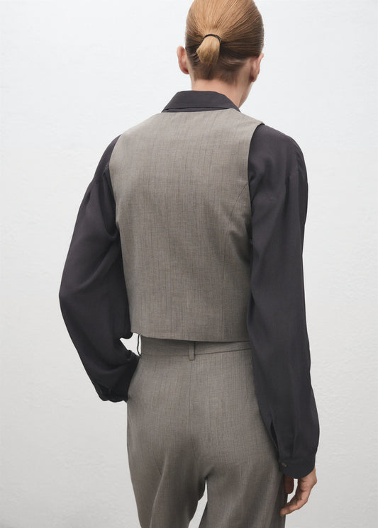 Wool Blend Suit Waistcoat