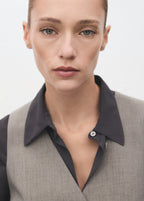 Wool Blend Suit Waistcoat