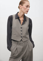 Wool Blend Suit Waistcoat