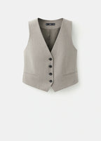 Wool Blend Suit Waistcoat