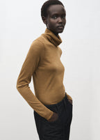 Wool Blend Turtleneck Sweater