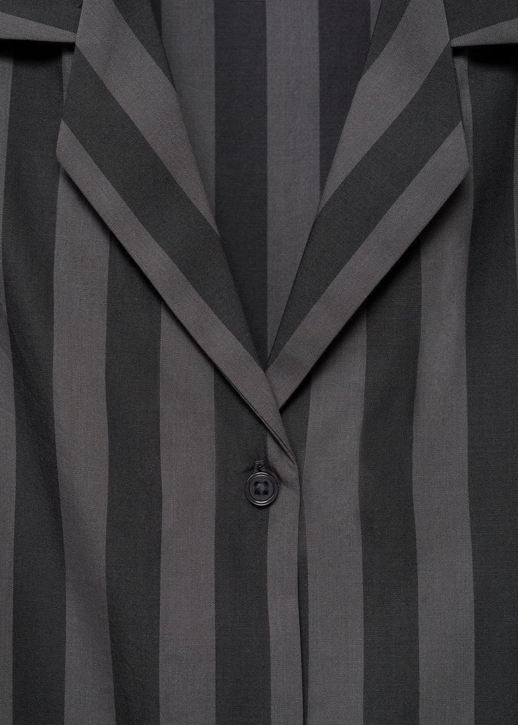 Woven Striped Pyjama Top