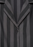 Woven Striped Pyjama Top