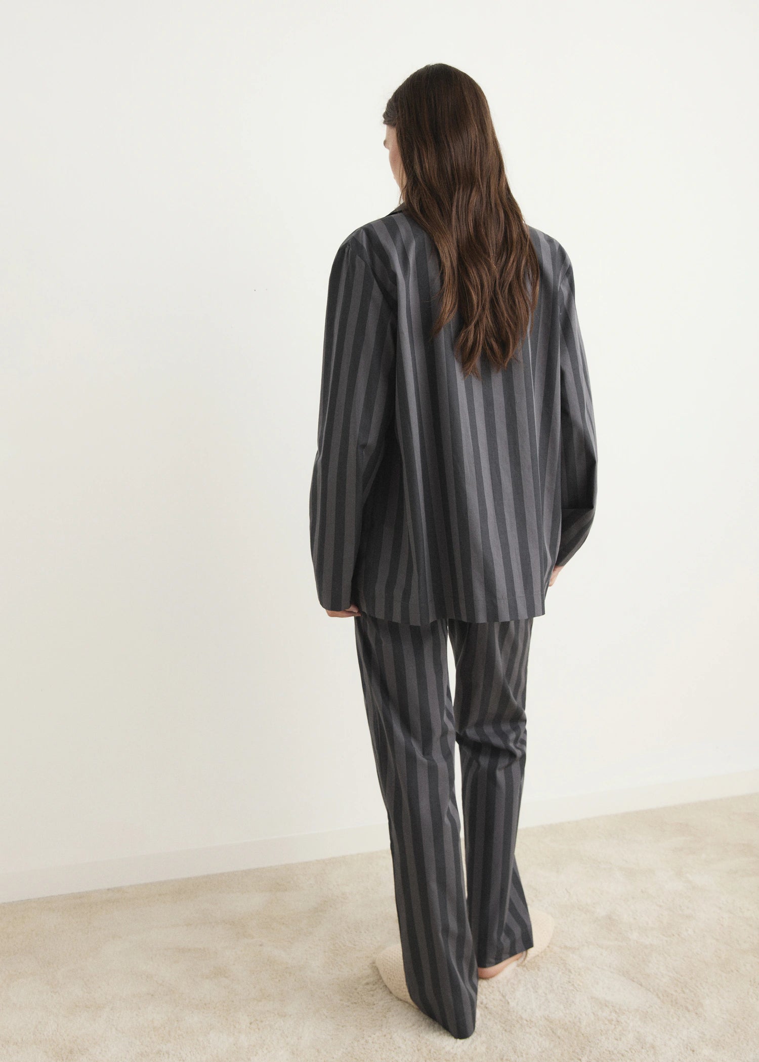 Woven Striped Pyjama Trousers