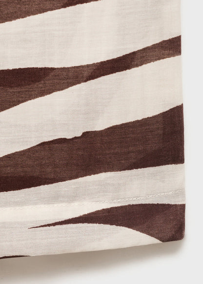 Zebra Print Fluid Trousers